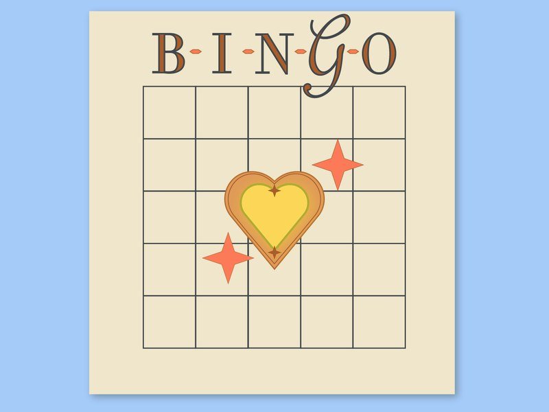 printable fitness bingo card PDF preview