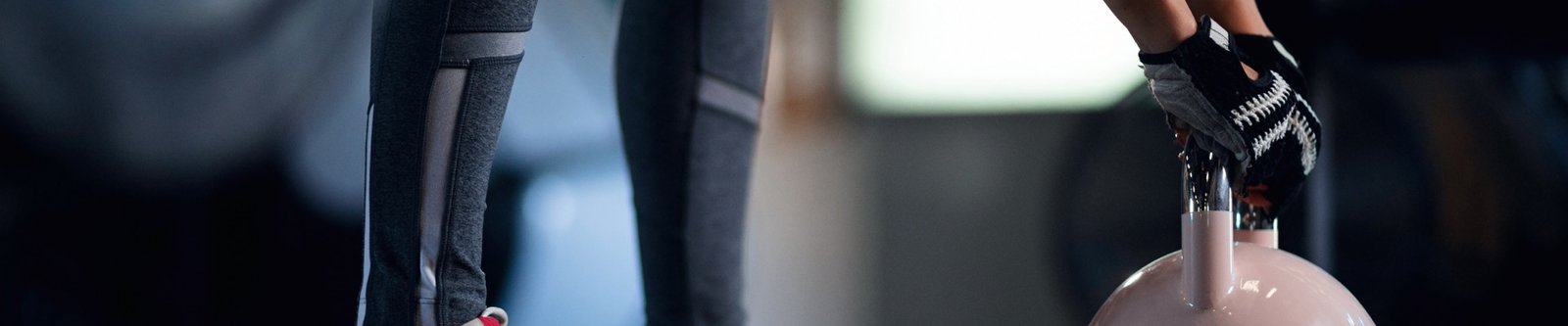 Workout buddy at the gym with a kettlebell — find a local wellness spot and share it